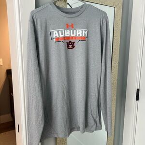 Under Armour Gray Auburn Long Sleeve Shirt